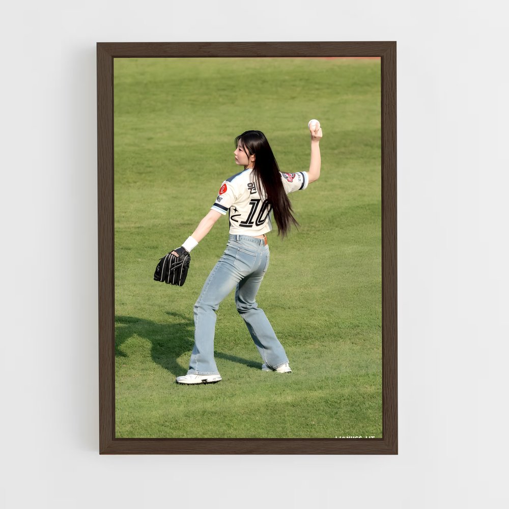 Poster Throw Like a Giant – affiche Baseball (vue 5)
